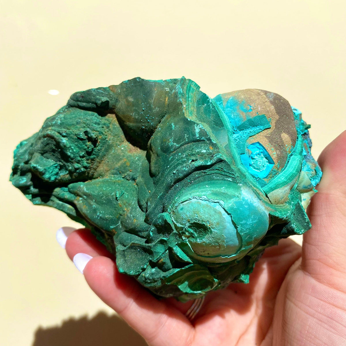 Stunning Chrysocolla with deals Malachite