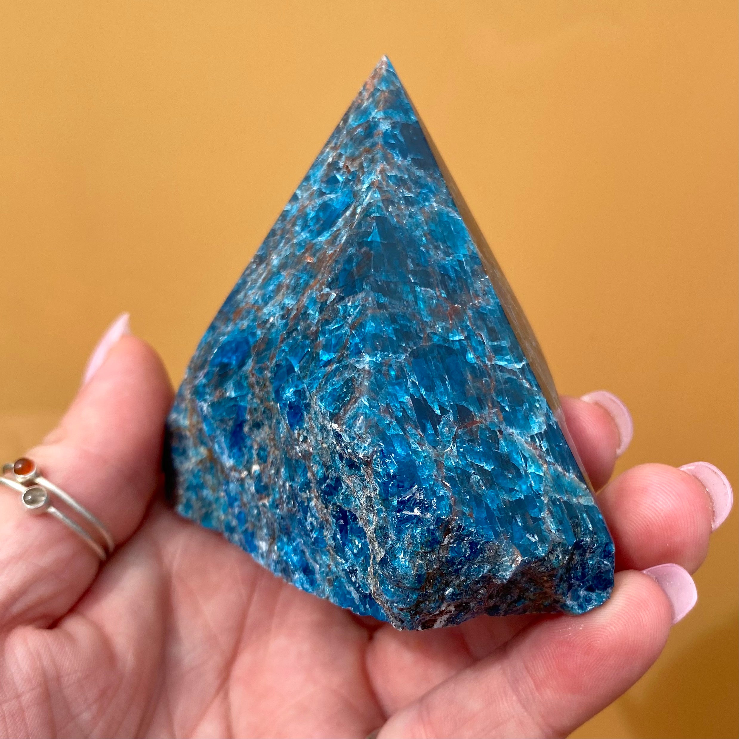 Blue Apatite Rough Point