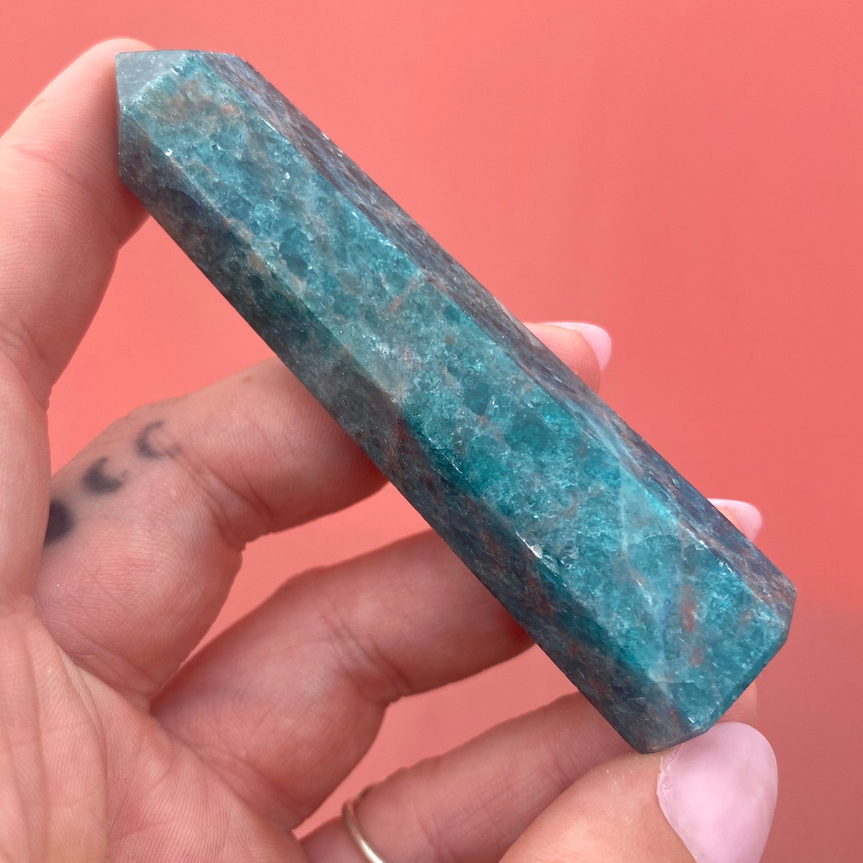 Blue Apatite Point