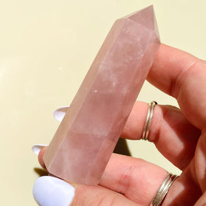 Rose Quartz Point - Ruby's Minerals